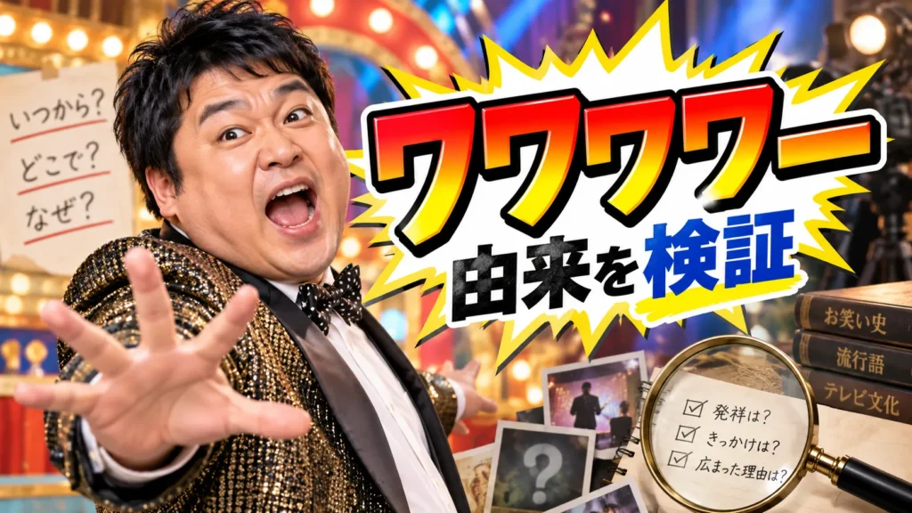 クロちゃんの「ワワワワー」とは?由来・岡村隆史との関係とものまねのコツ