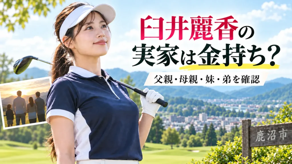臼井麗香の実家は金持ち？父親の職業・母親・妹・弟を確認
