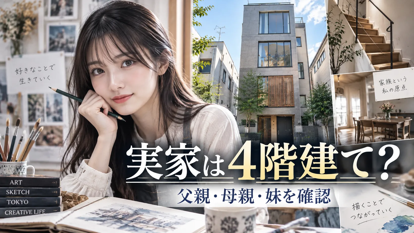 池田瑛紗の実家は4階建て？豪邸説と父親・母親・妹の家族構成を確認