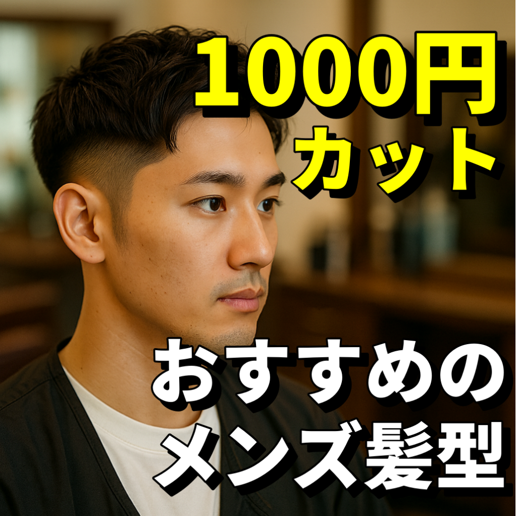 1000円カットのおすすめメンズ髪型｜伝わりやすい写真を見せる頼み方