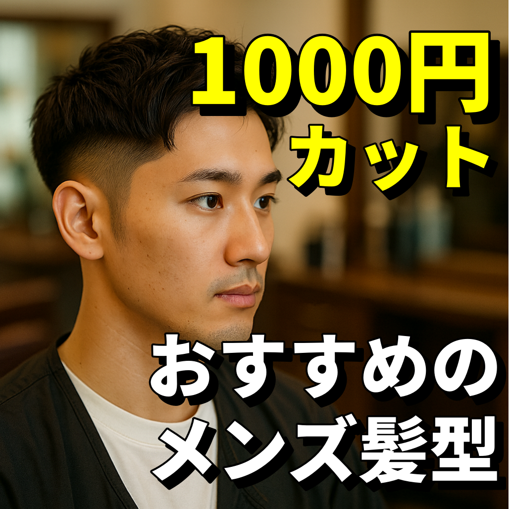1000円カットのおすすめメンズ髪型｜伝わりやすい写真を見せる頼み方