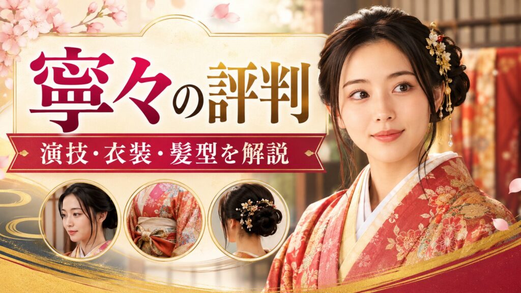浜辺美波の豊臣兄弟！寧々の評判