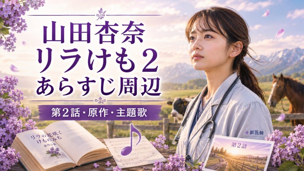 山田杏奈が主演のリラけも2の周辺情報