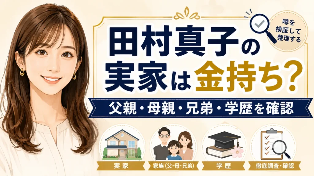 田村真子の実家は金持ち？松阪市・父親と母親・兄弟・学歴を確認