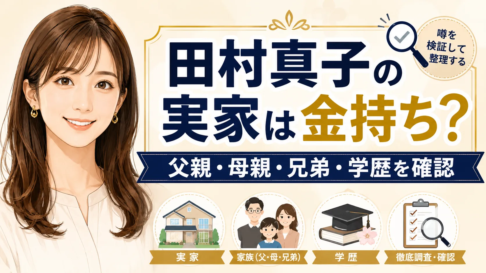 田村真子の実家は金持ち？松阪市・父親と母親・兄弟・学歴を確認