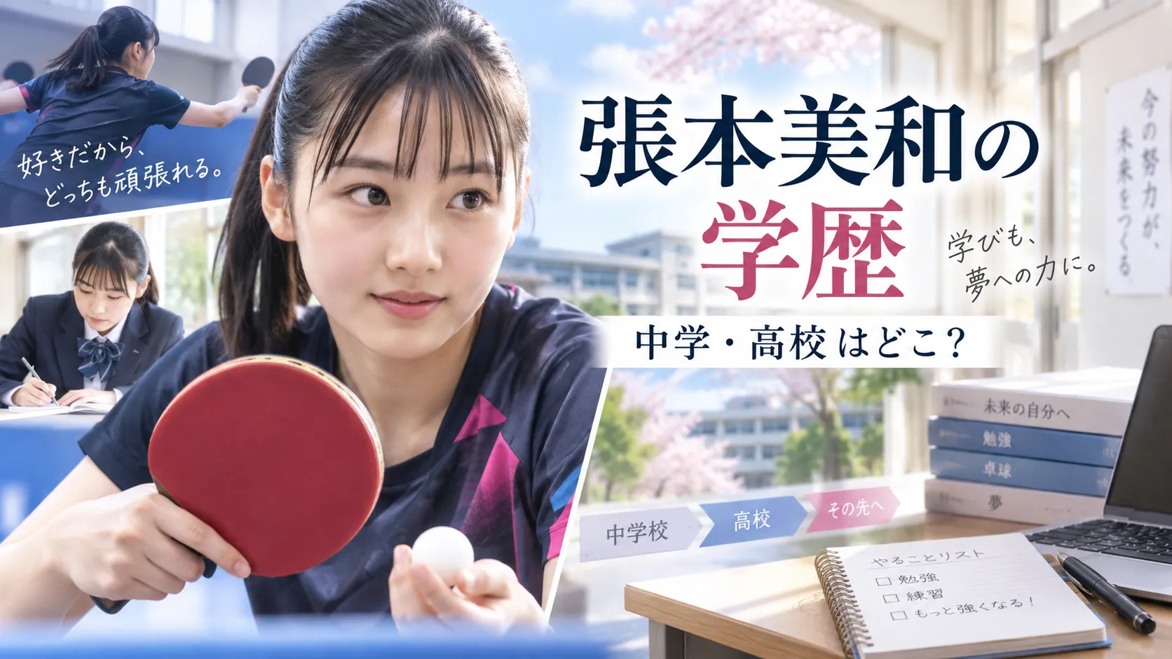 張本美和の学歴｜中学・高校はどこ？星槎国際高校横浜・大学進学を確認